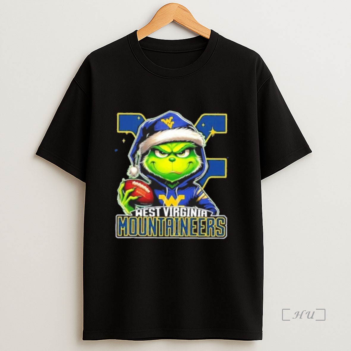 Officials The Grinch West Virginia Mountaineers Baseball Sweatshirt Tee Shirt