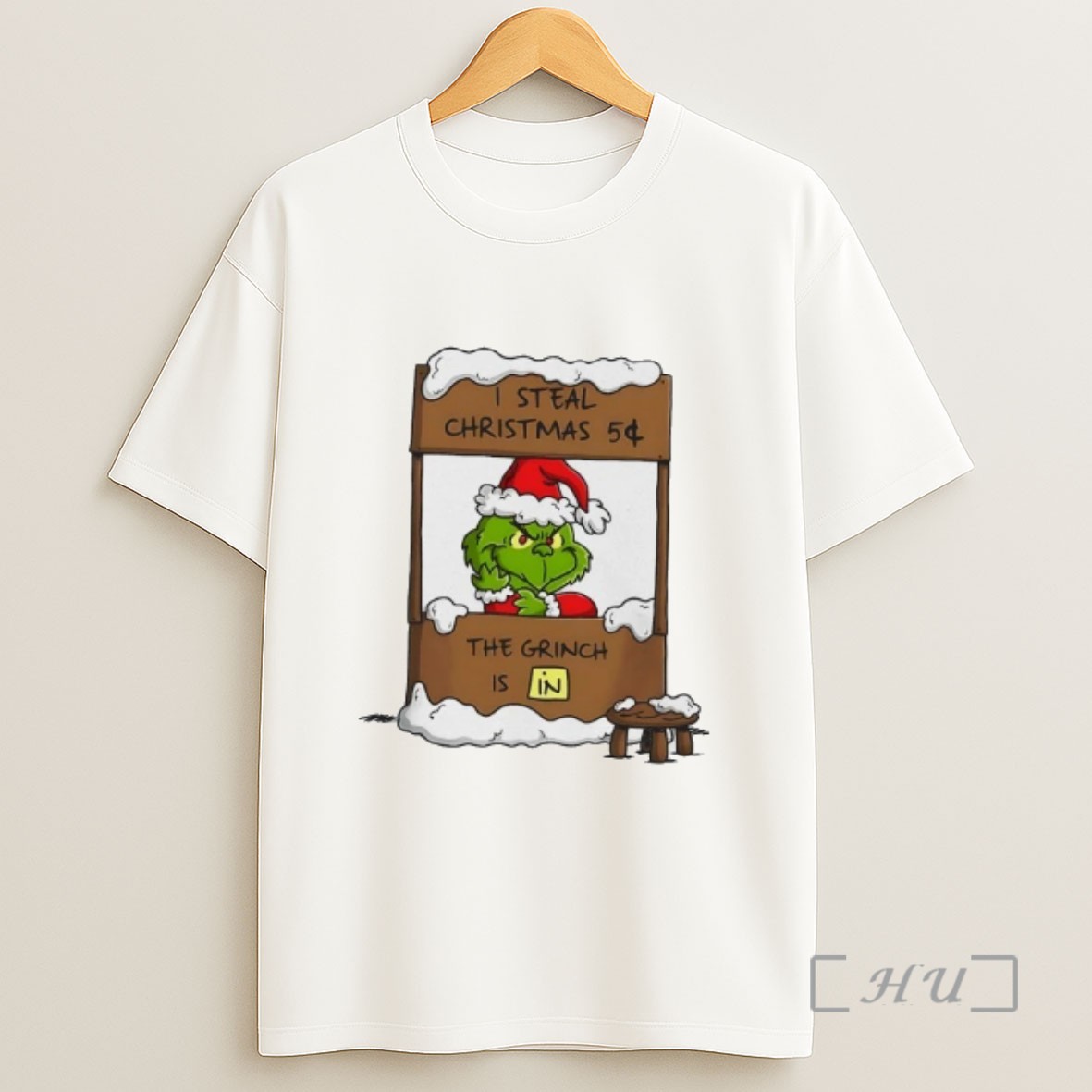 Officials The Grinch Is In I Steal Christmas Five Euro Sweatshirt Tee Shirt