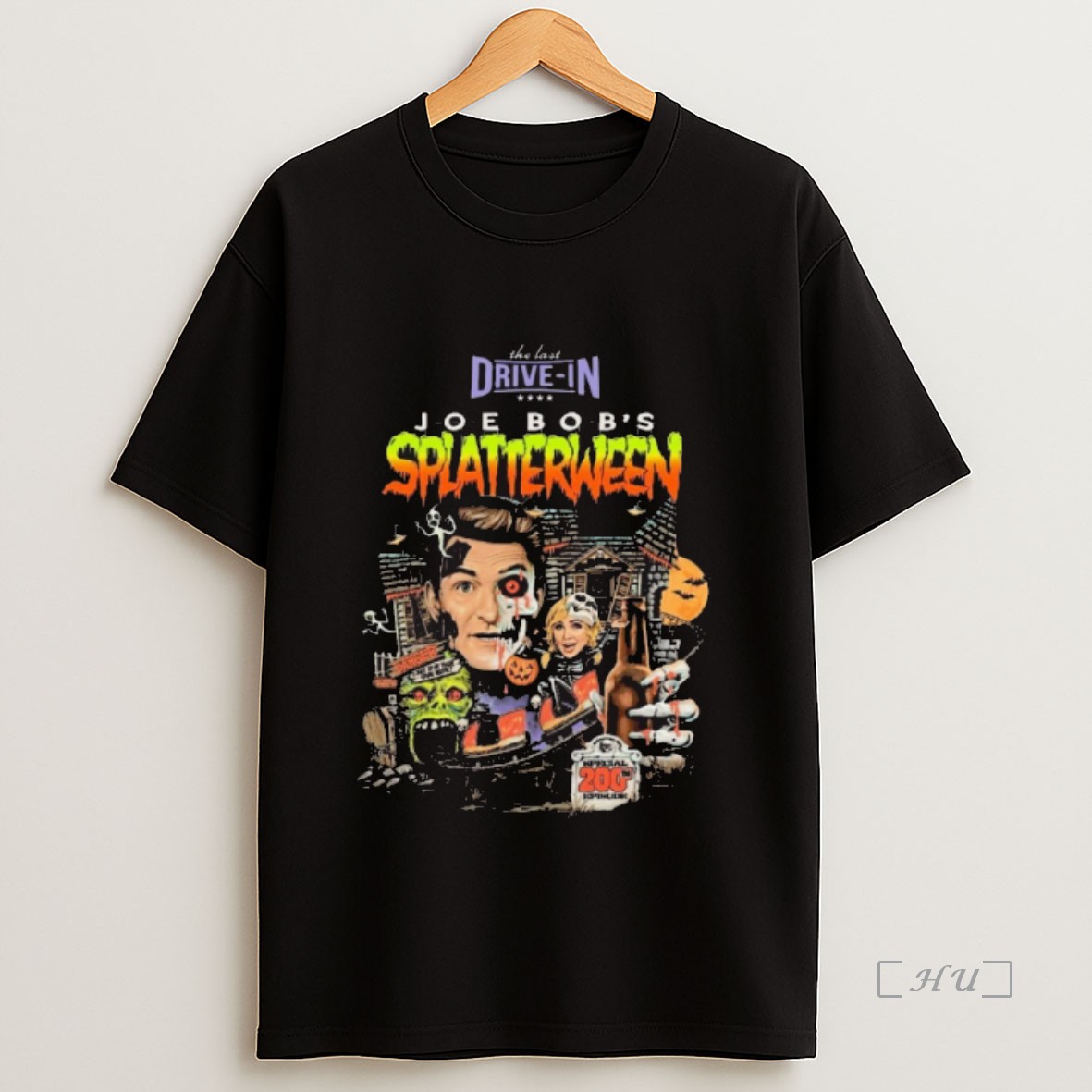 Officials The Last Drive In Joe Bobs Splatterween Special 200th Episode 2025 Sweatshirt Tee Shirt