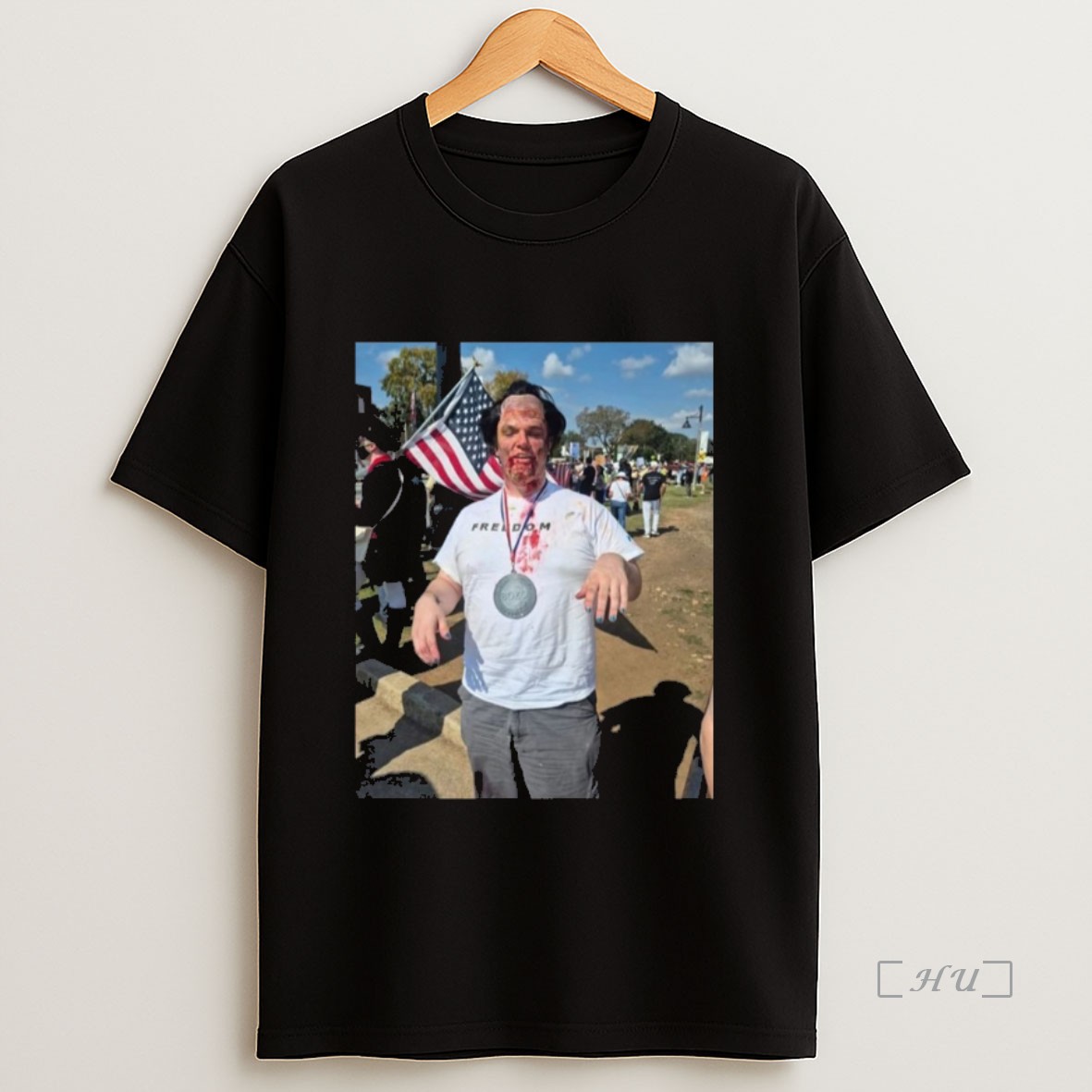Officials The Man Mocked The Assassination Of Charlie Kirk At No Kings Protest In Georgia Sweatshirt Tee Shirt