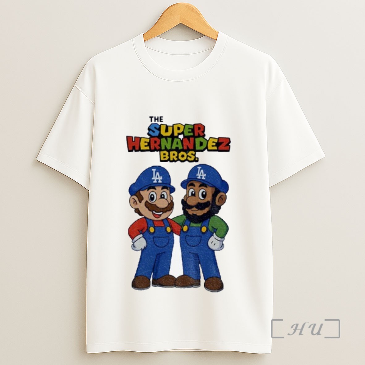 Officials The Super Hernandez Bros Mario Dodgers Baseball Sweatshirt Tee Shirt