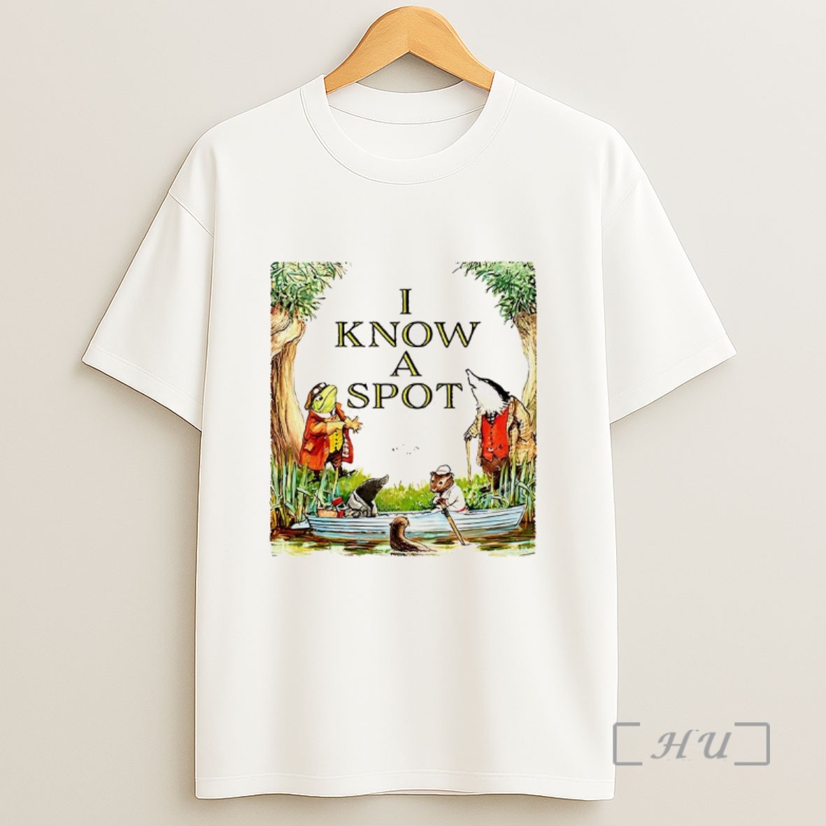 Officials The Wind In The Willows 1908 I Know A Spot Vintage Sweatshirt Tee Shirt