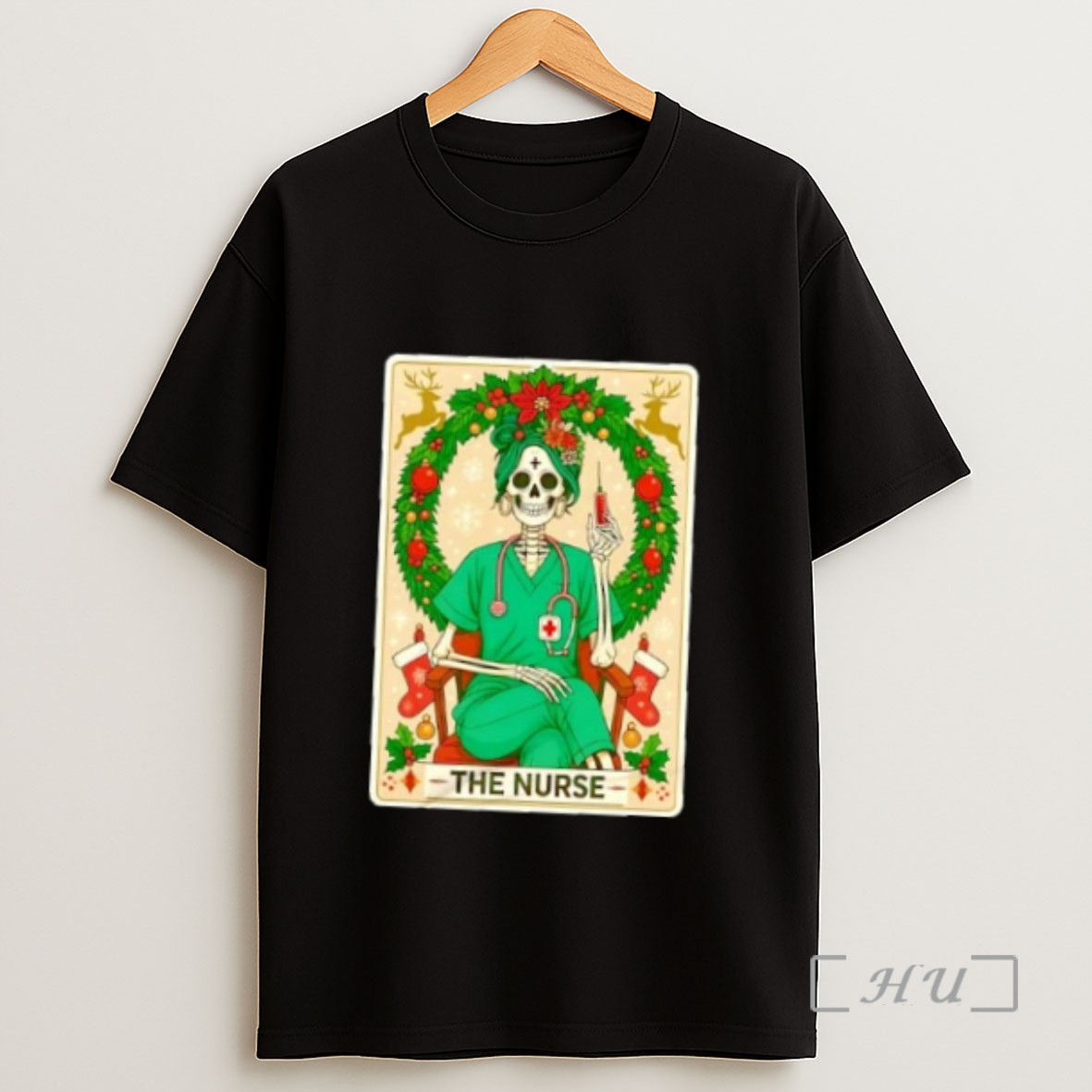 Officials The Nurse Skeleton Tarot Card Ornaments Sweatshirt Tee Shirt