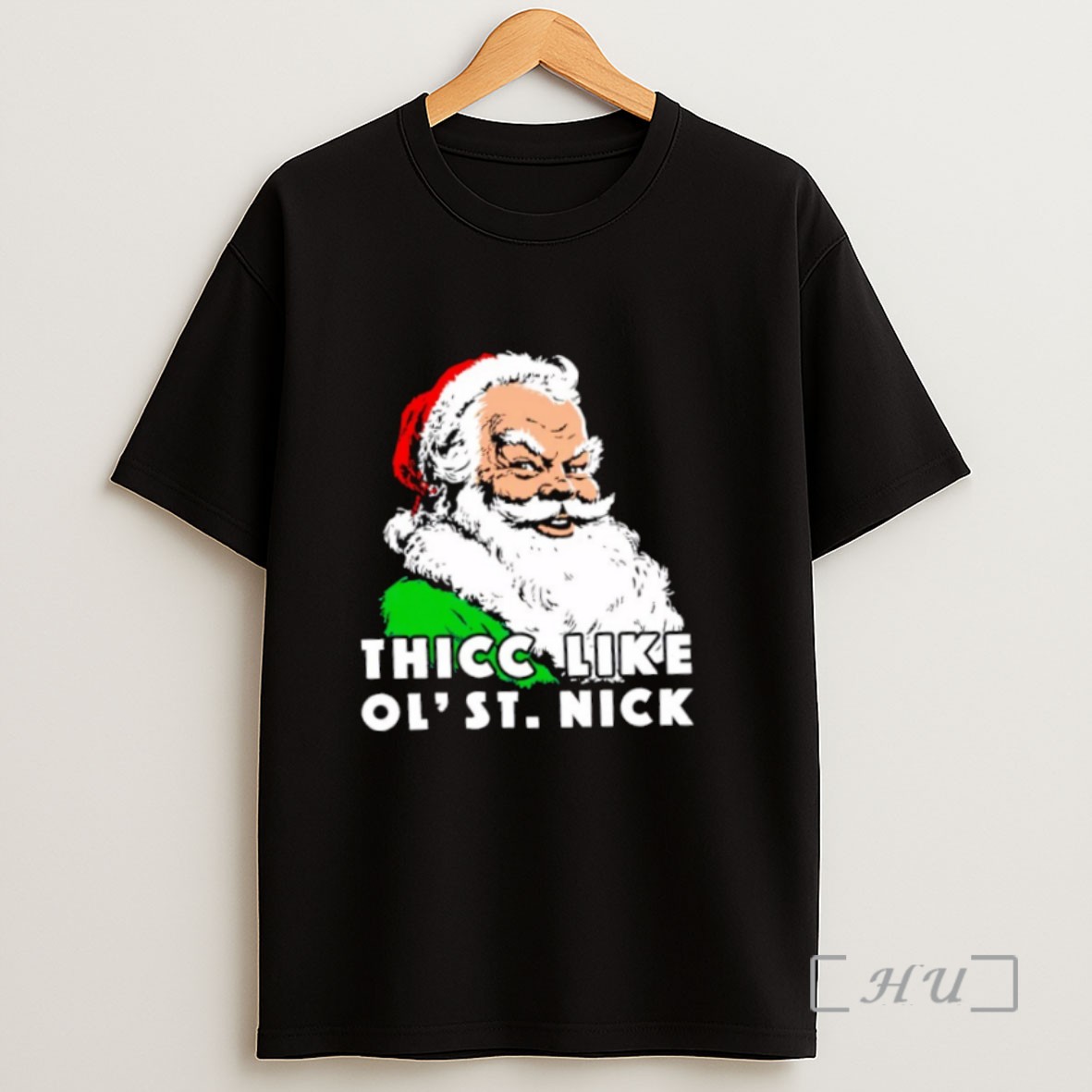 Officials Thicc Like Ol Saint Nick Santa Chrismas Sweatshirt Tee Shirt