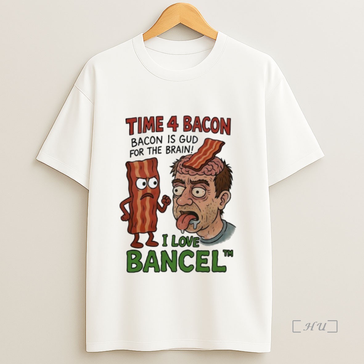 Officials Time 4 Bacon Bacon Is Gud For The Brain I Love Bancel Sweatshirt Tee Shirt