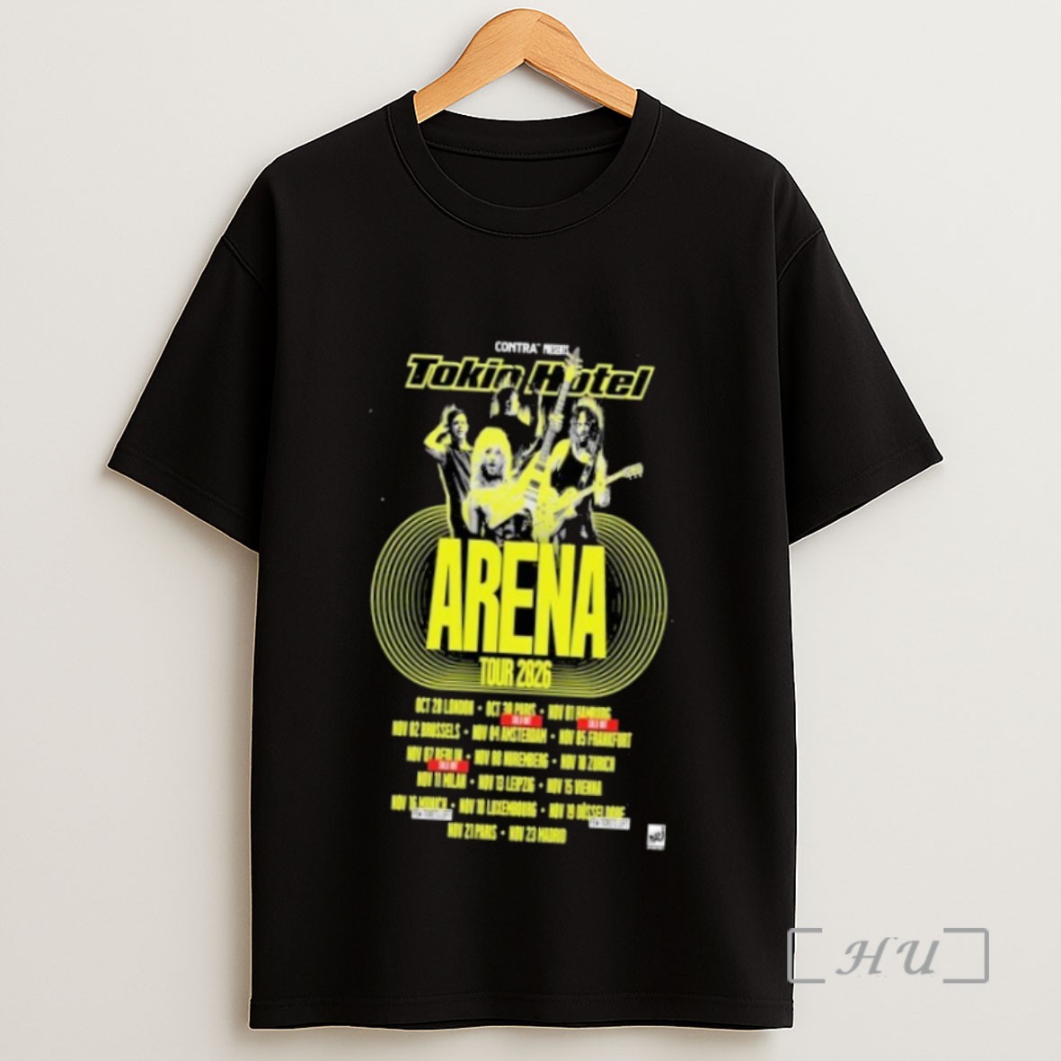Officials Tokio Hotel Arena Tour 2026 Sweatshirt Tee Shirt