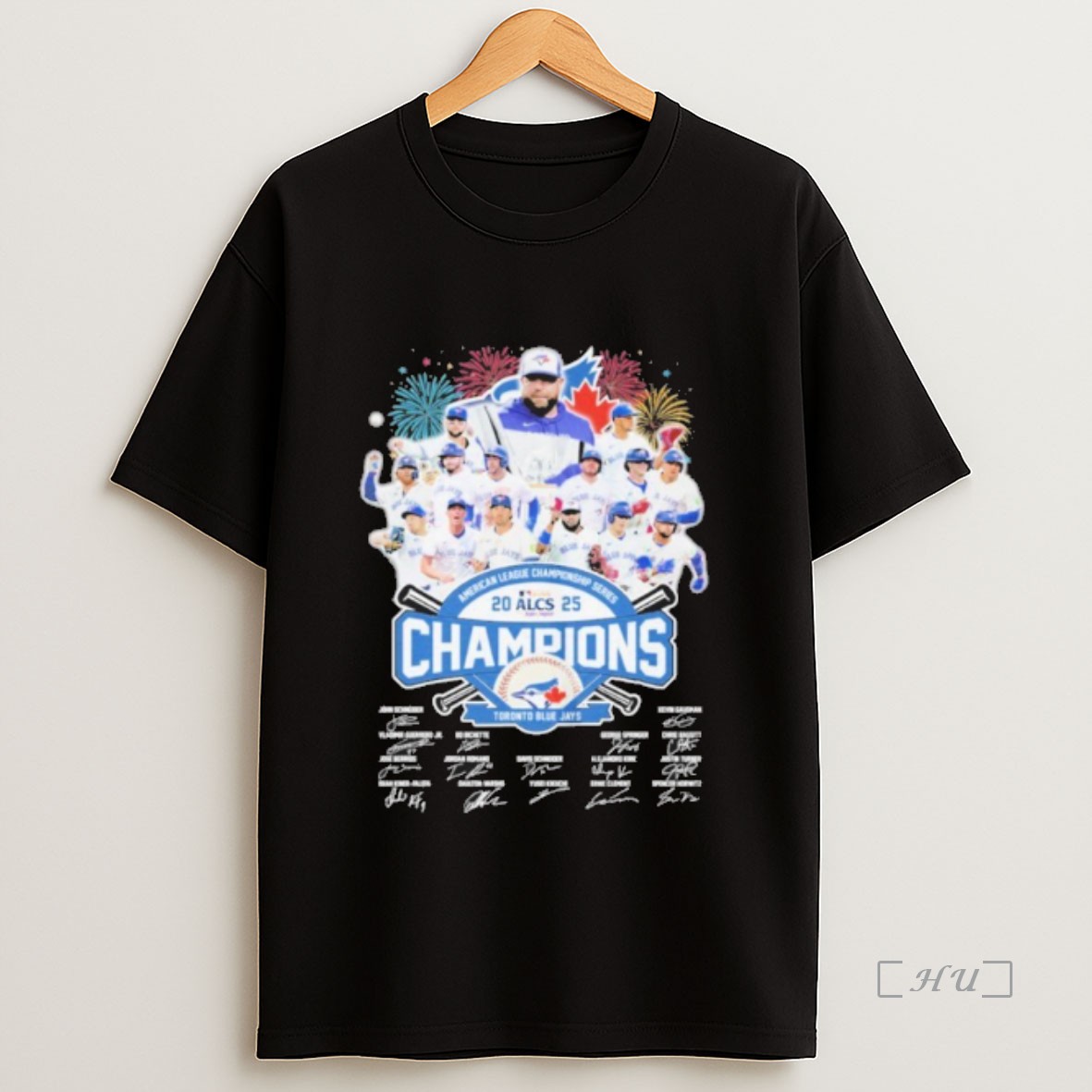 Officials Toronto Blue Jays 2025 Alcs Champions Signature Sweatshirt Tee Shirt
