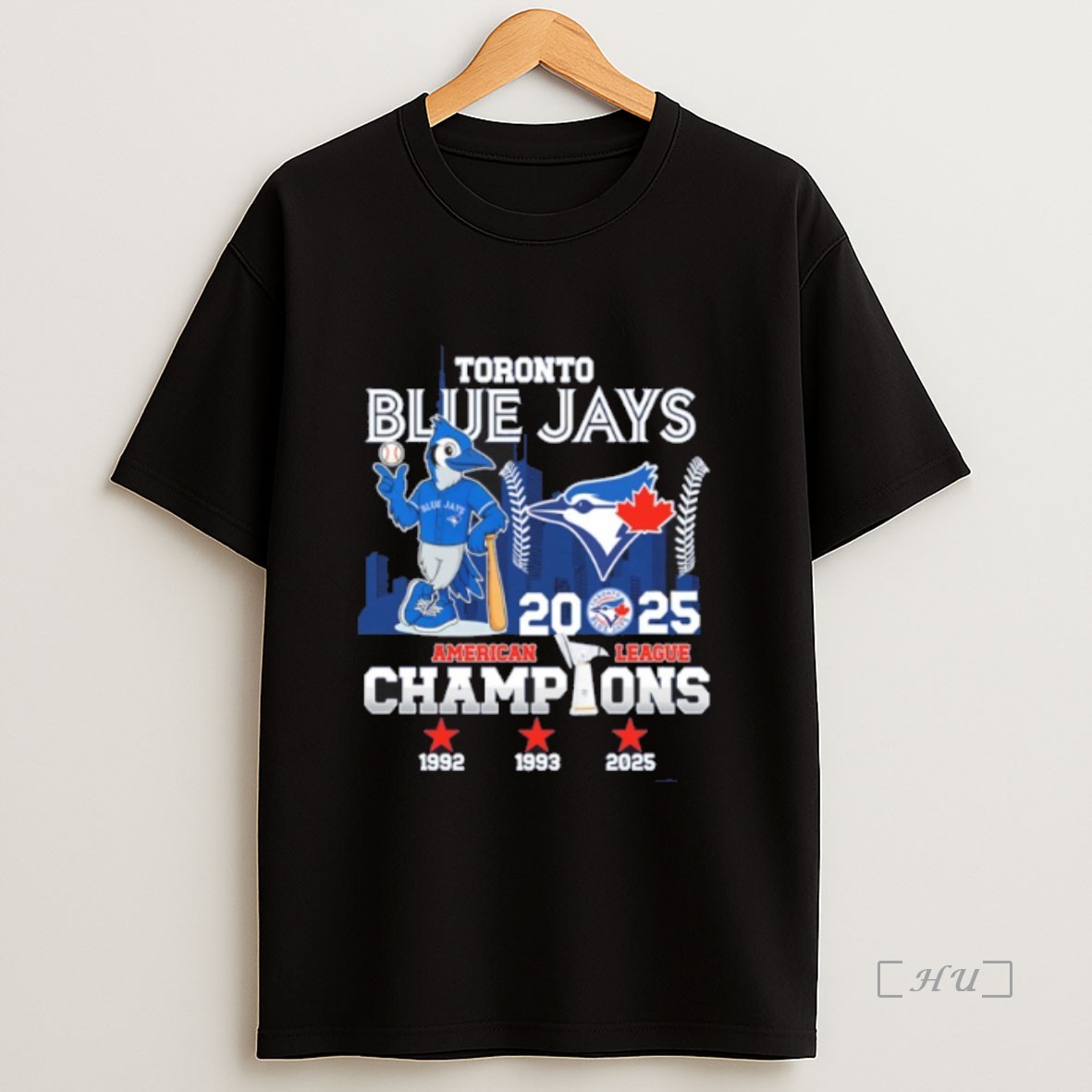 Officials Toronto Blue Jays 2025 Mascot Champions Sweatshirt Tee Shirt