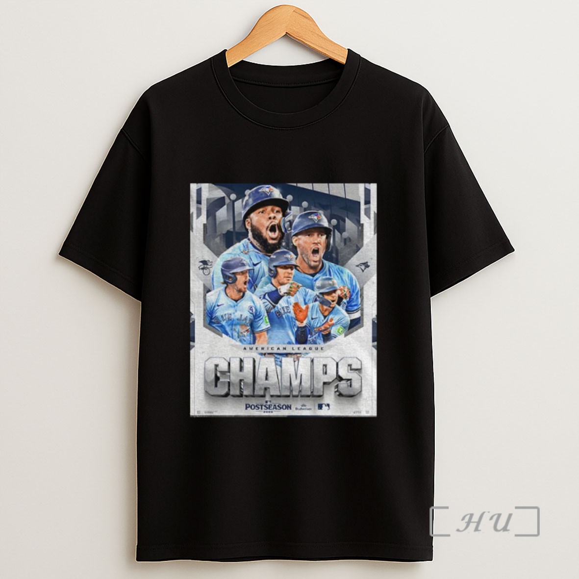 Officials Toronto Blue Jays Mlb Baseball American League Champions Graphic Sweatshirt Tee Shirt