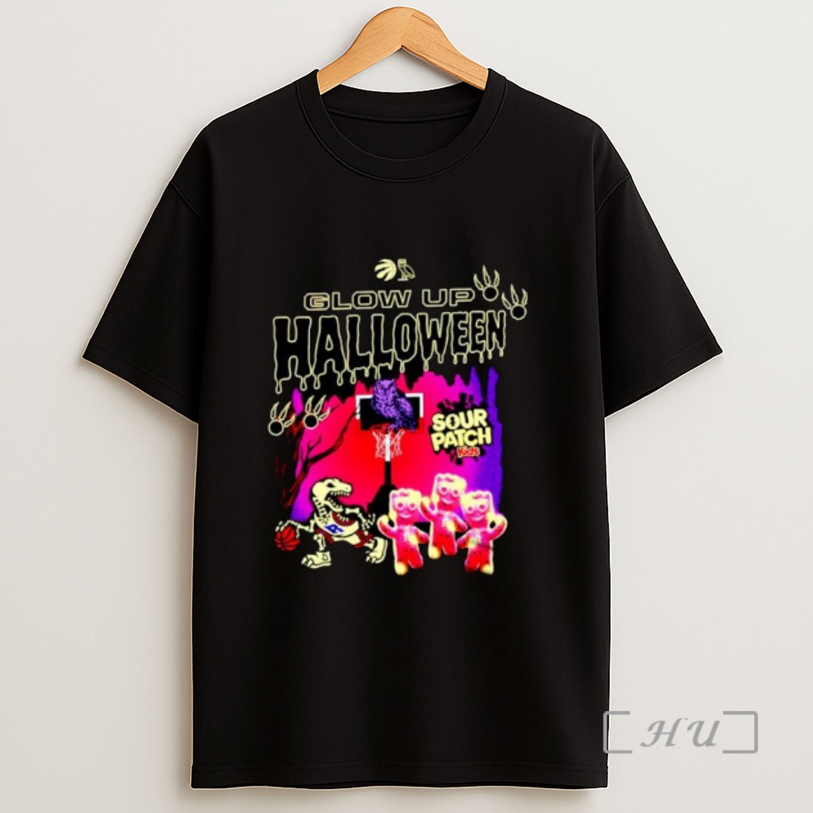 Officials Toronto Raptors Glow Up Halloween Ornaments Sweatshirt Tee Shirt