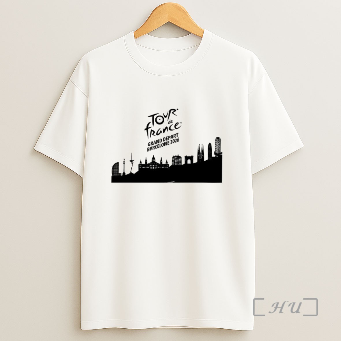 Officials Tour De France Grand Depart Barcelone 2026 Skyline Sweatshirt Tee Shirt