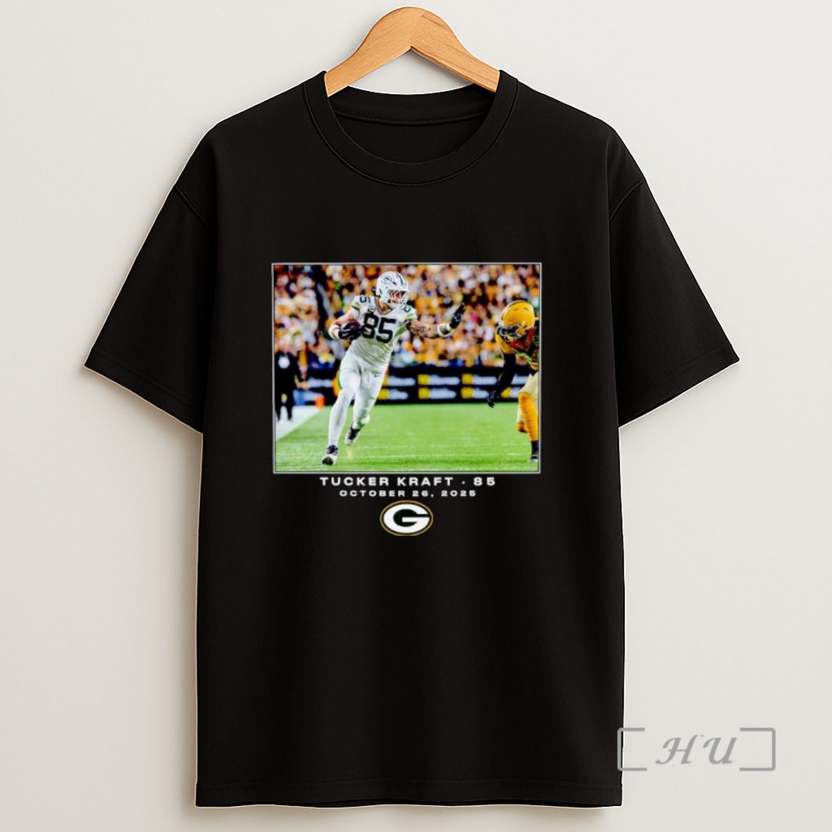 Officials Tucker Kraft Green Bay Packers 2025 Nfl Flash Features Week 8 Ornaments Sweatshirt Tee Shirt