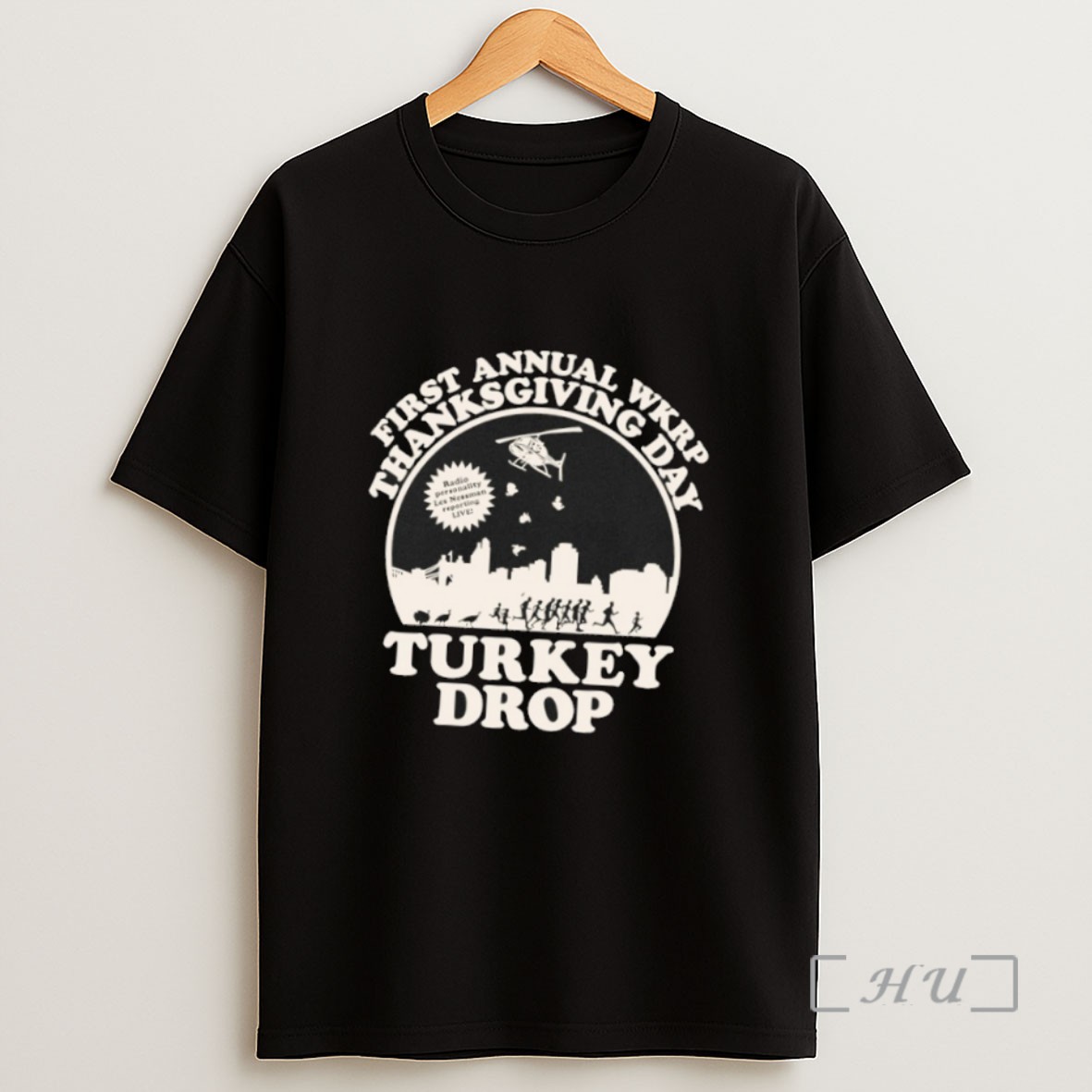Officials Turkey Drop First Annual Wkrp Thanksgiving Day Sweatshirt Tee Shirt