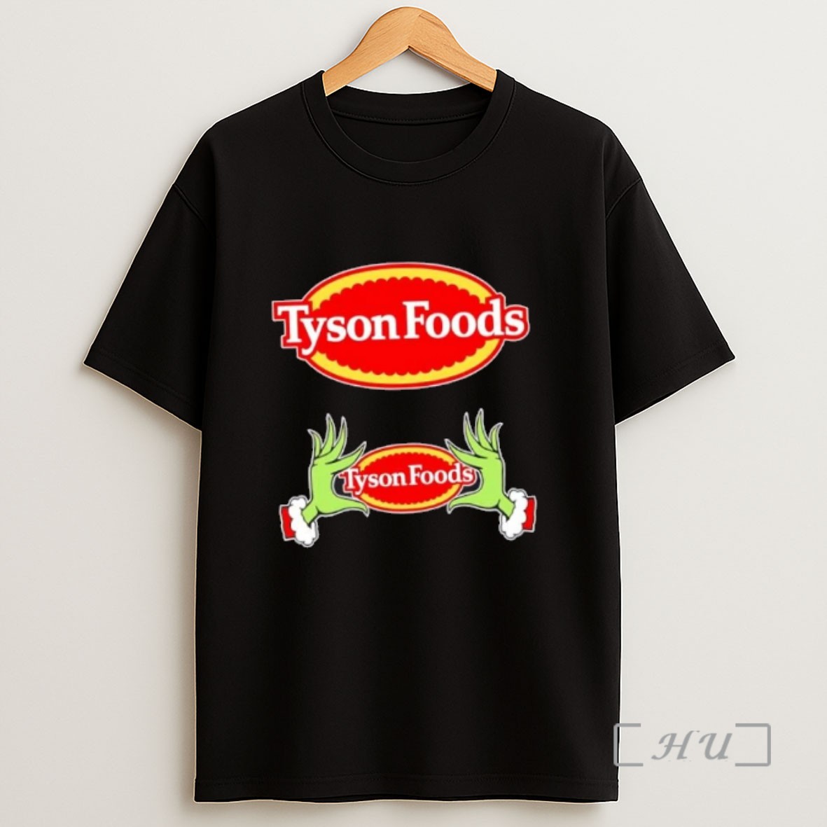 Officials Tyson Foods X Grinch Hands Merry Christmas Sweatshirt Tee Shirt