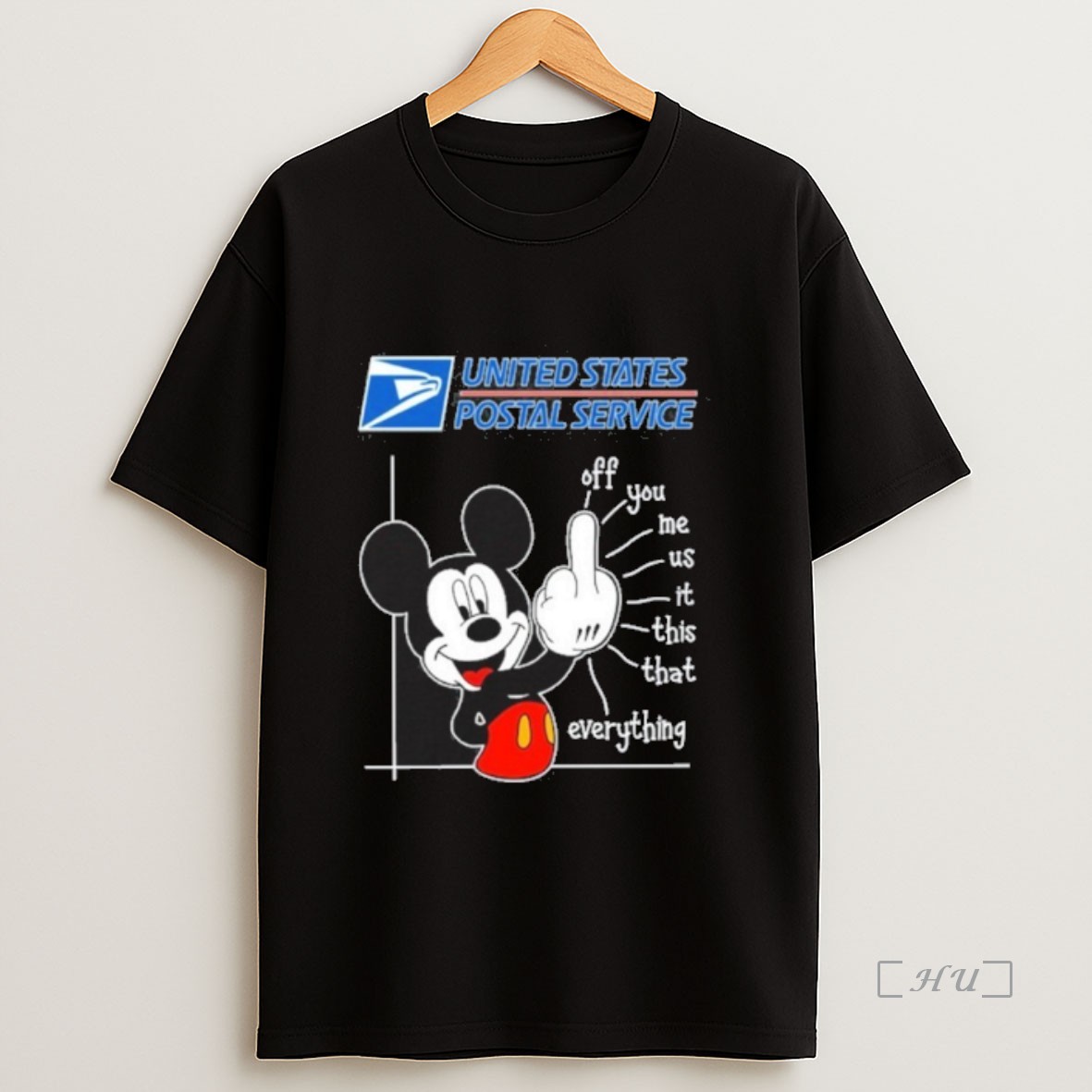 Officials Usps Logo Mickey Fluff Off You Me Us It This That Everything Sweatshirt Tee Shirt