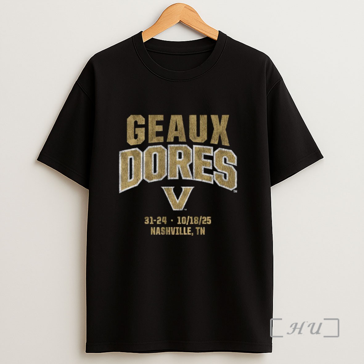 Officials Vanderbilt Commodores Football Geaux Dores 10 18 25 Nashville Tn Sweatshirt Tee Shirt