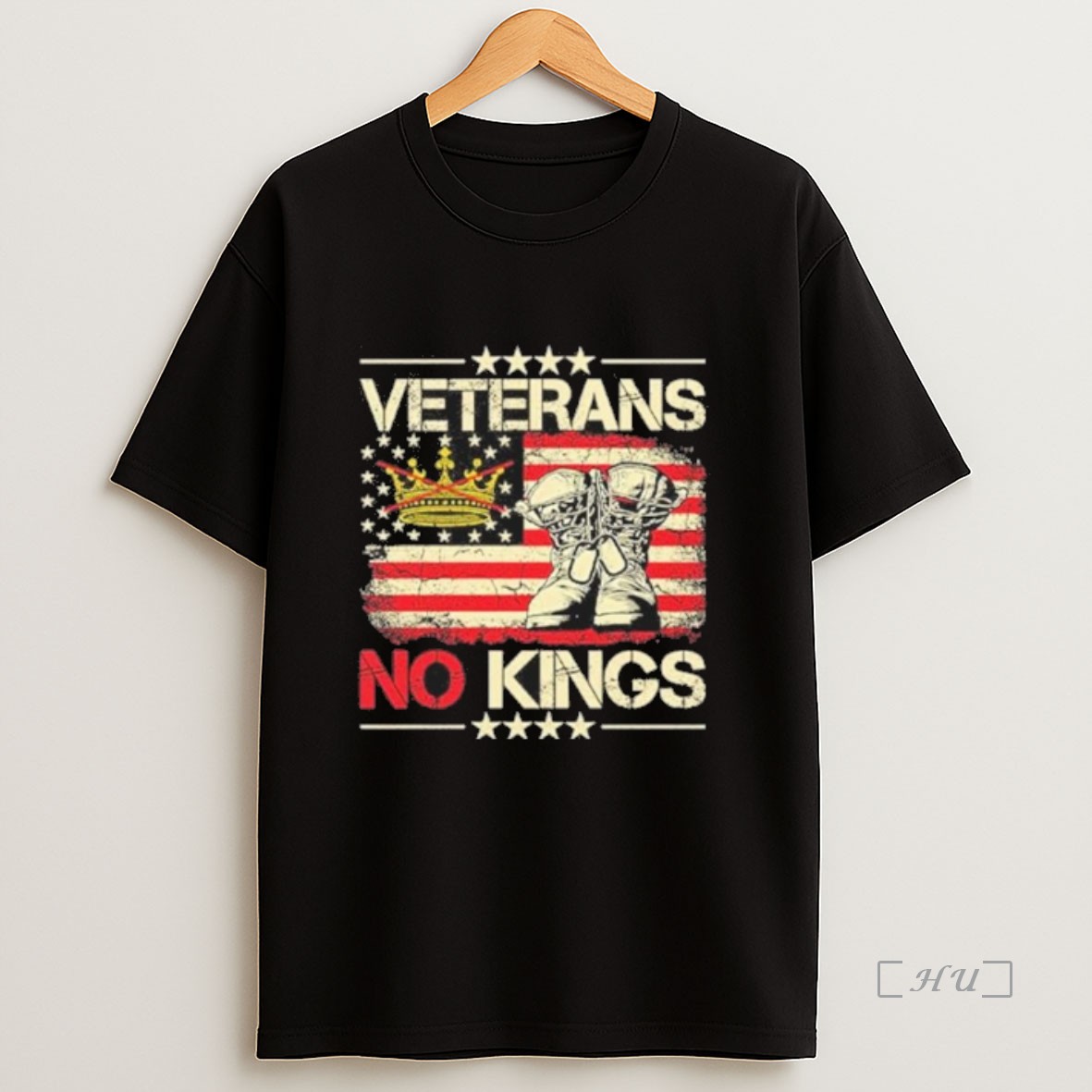 Officials Veterans No Kings Military Protest Sweatshirt Tee Shirt