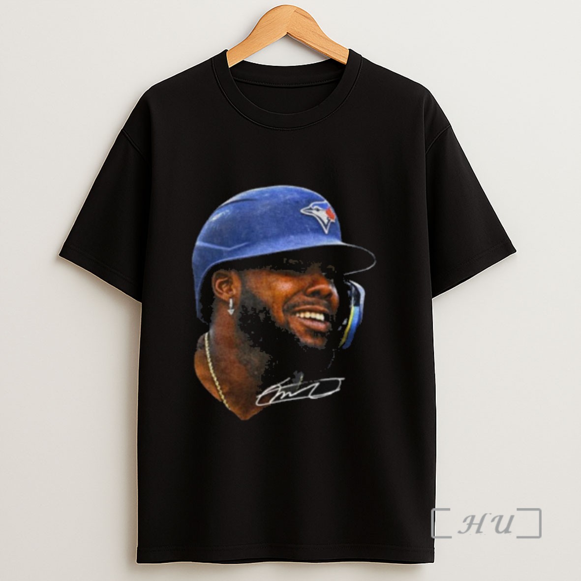Officials Vladdy Guerrero Jr Blue Jays Big Head Signature Sweatshirt Tee Shirt