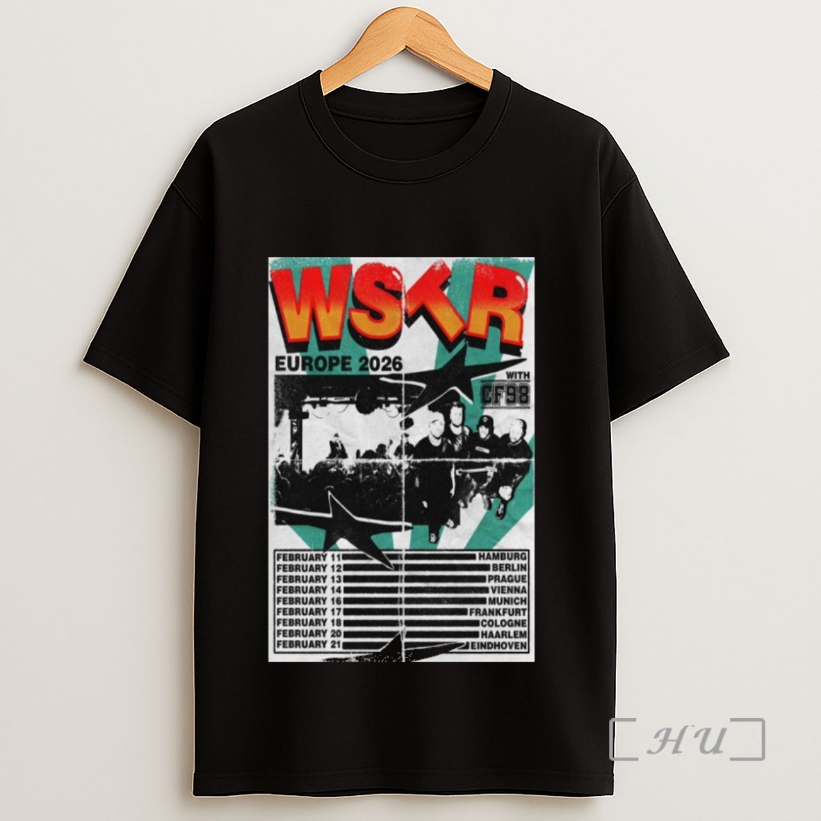 Officials Wstr Band Europe 2026 Sweatshirt Tee Shirt