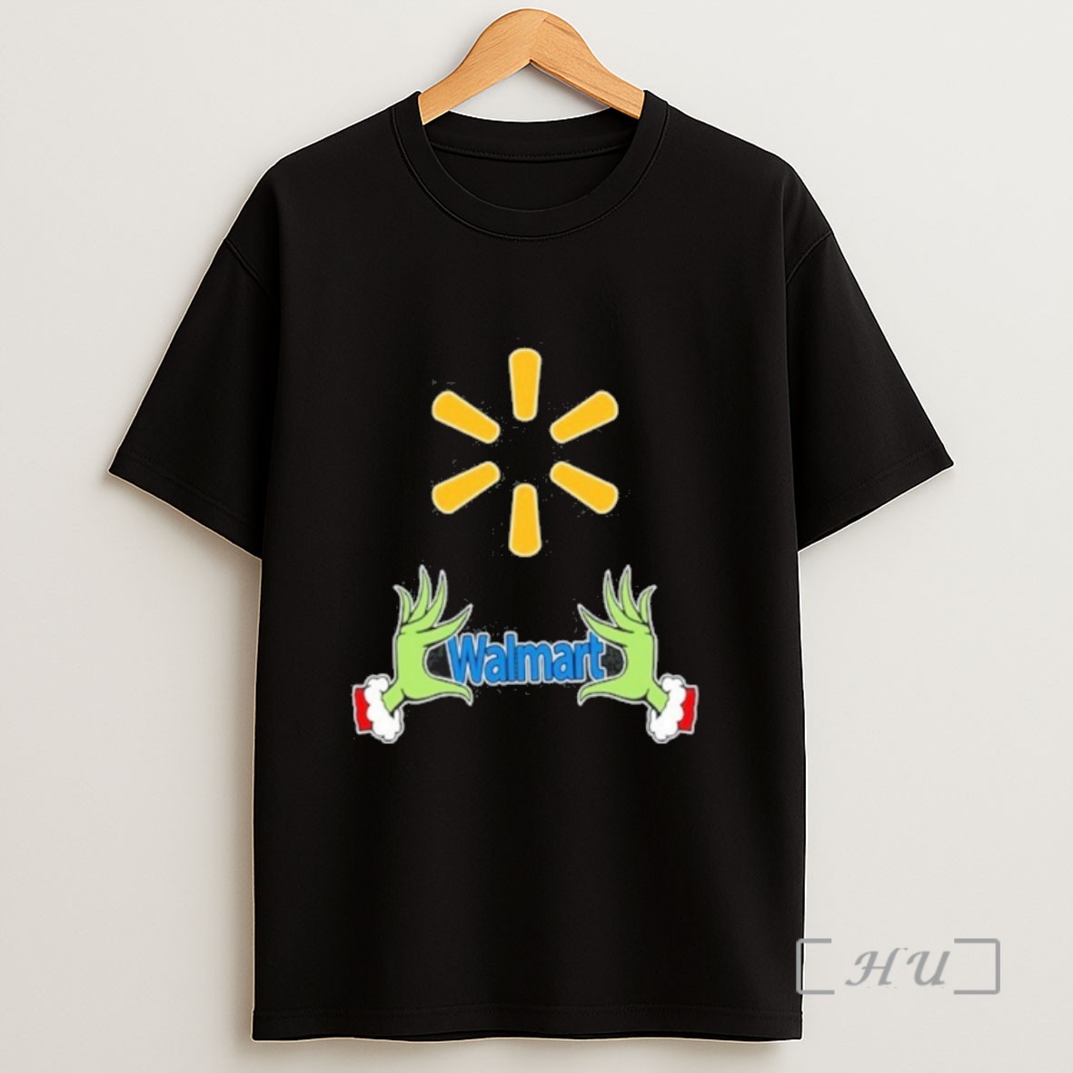 Officials Walmart Logo Grinch Hand Sweatshirt Tee Shirt