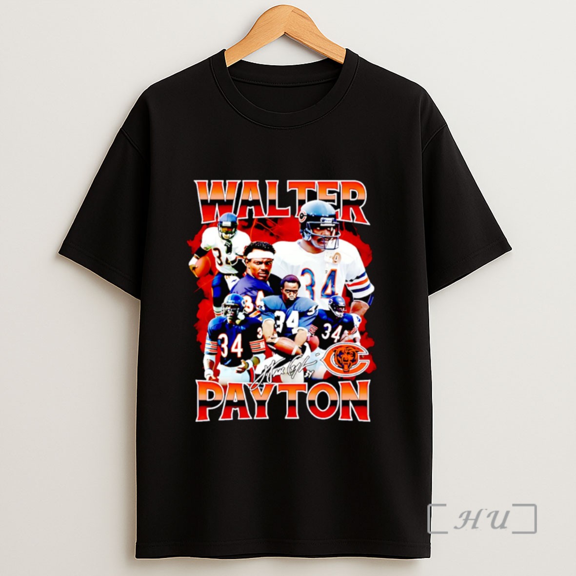 Officials Walter Payton Chicago Bears Legends Player Retro Sweatshirt Tee Shirt