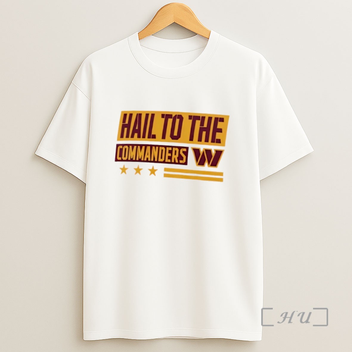 Officials Washington Commanders White Local Logo Sweatshirt Tee Shirt