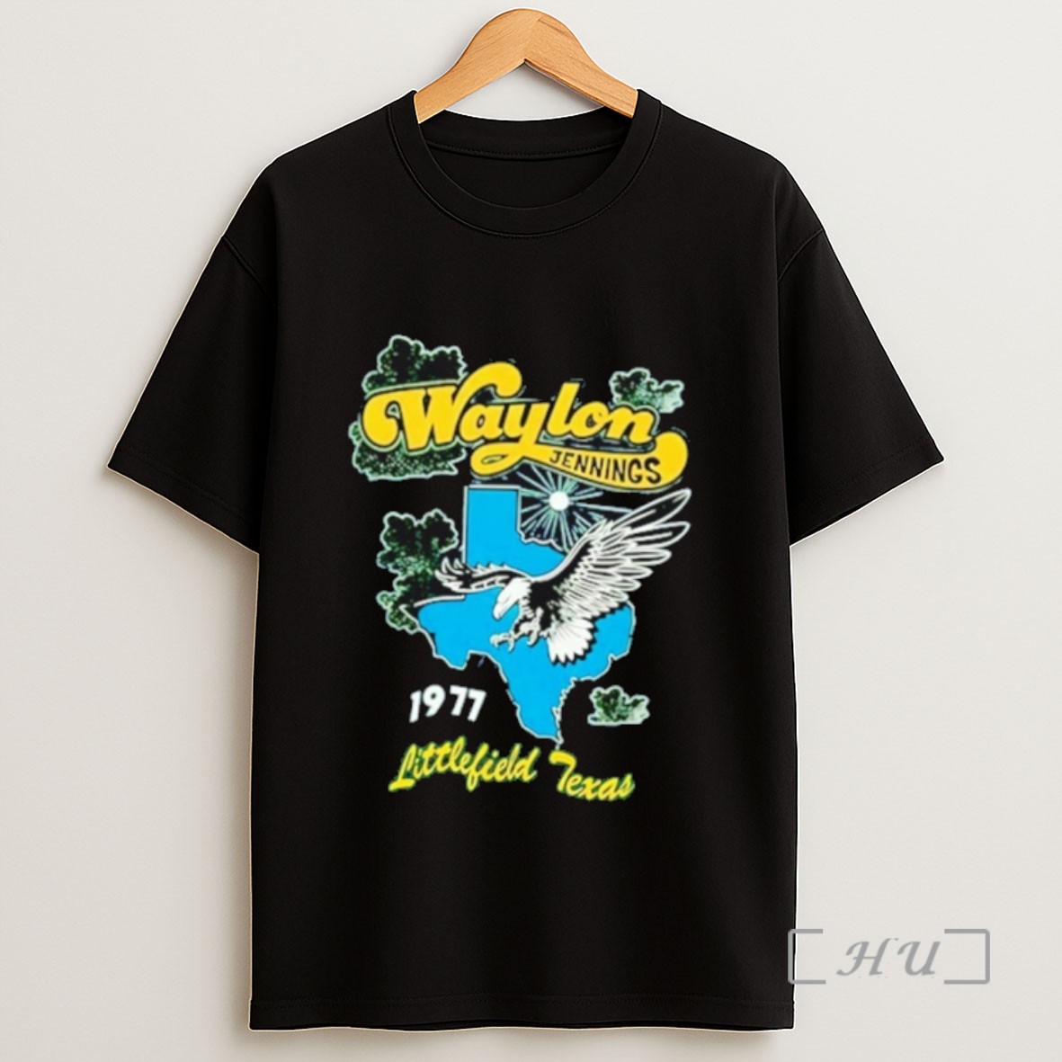 Officials Waylon Jennings Littlefield Texas 1977 Sweatshirt Tee Shirt