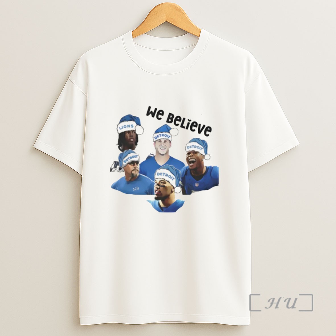 Officials We Believe Detroit Lions Football Christmas 2025 Sweatshirt Tee Shirt