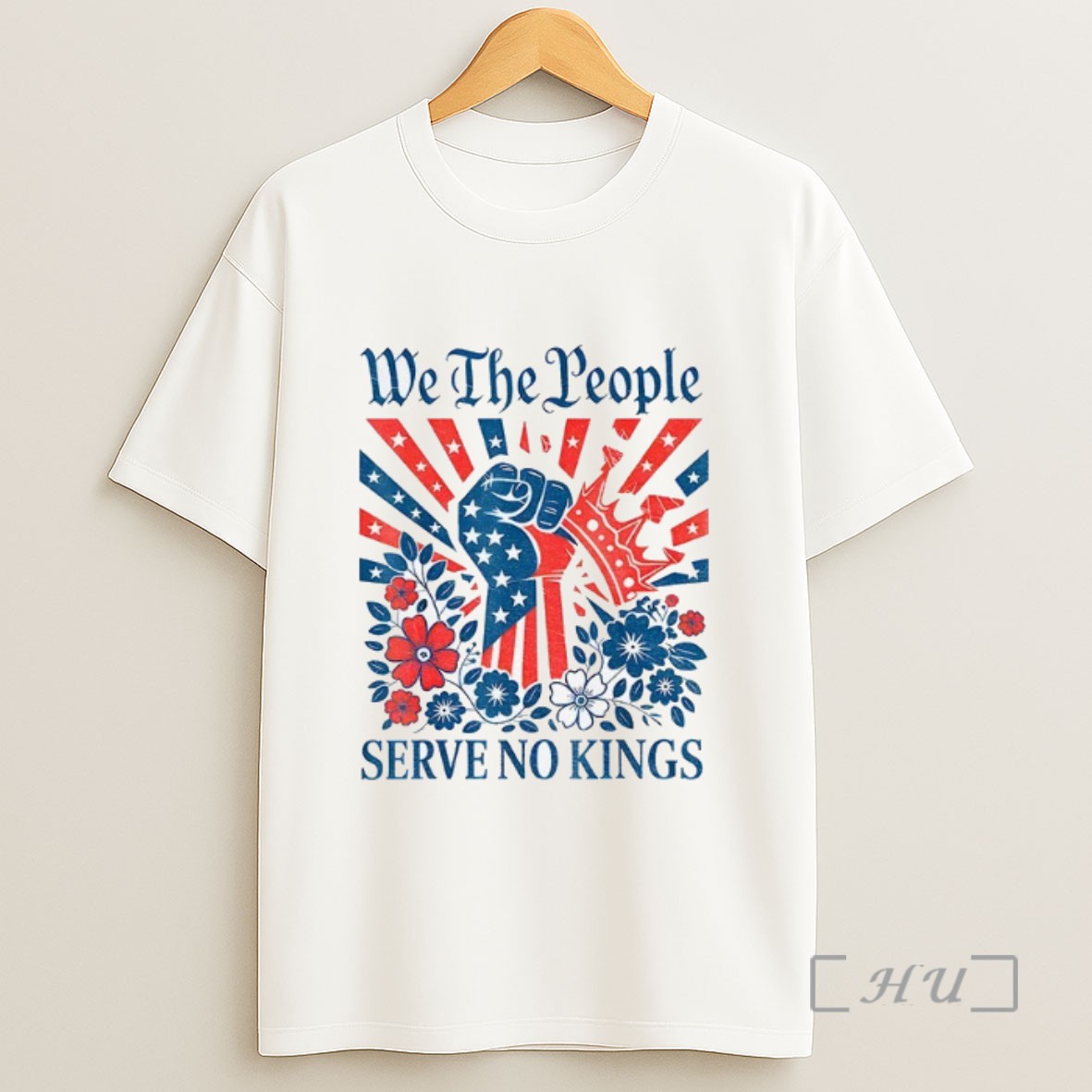 Officials We The People Serve No Kings Patriotic Graphic Sweatshirt Tee Shirt