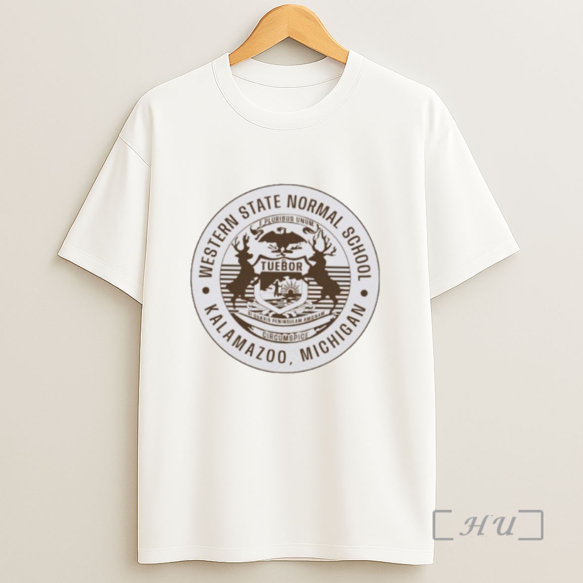 Officials Western State Normal School Kalamazoo Michigan Logo Sweatshirt Tee Shirt