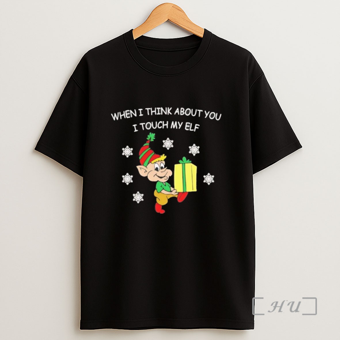 Officials When I Think About You I Touch My Elf Christmas Sweatshirt Tee Shirt