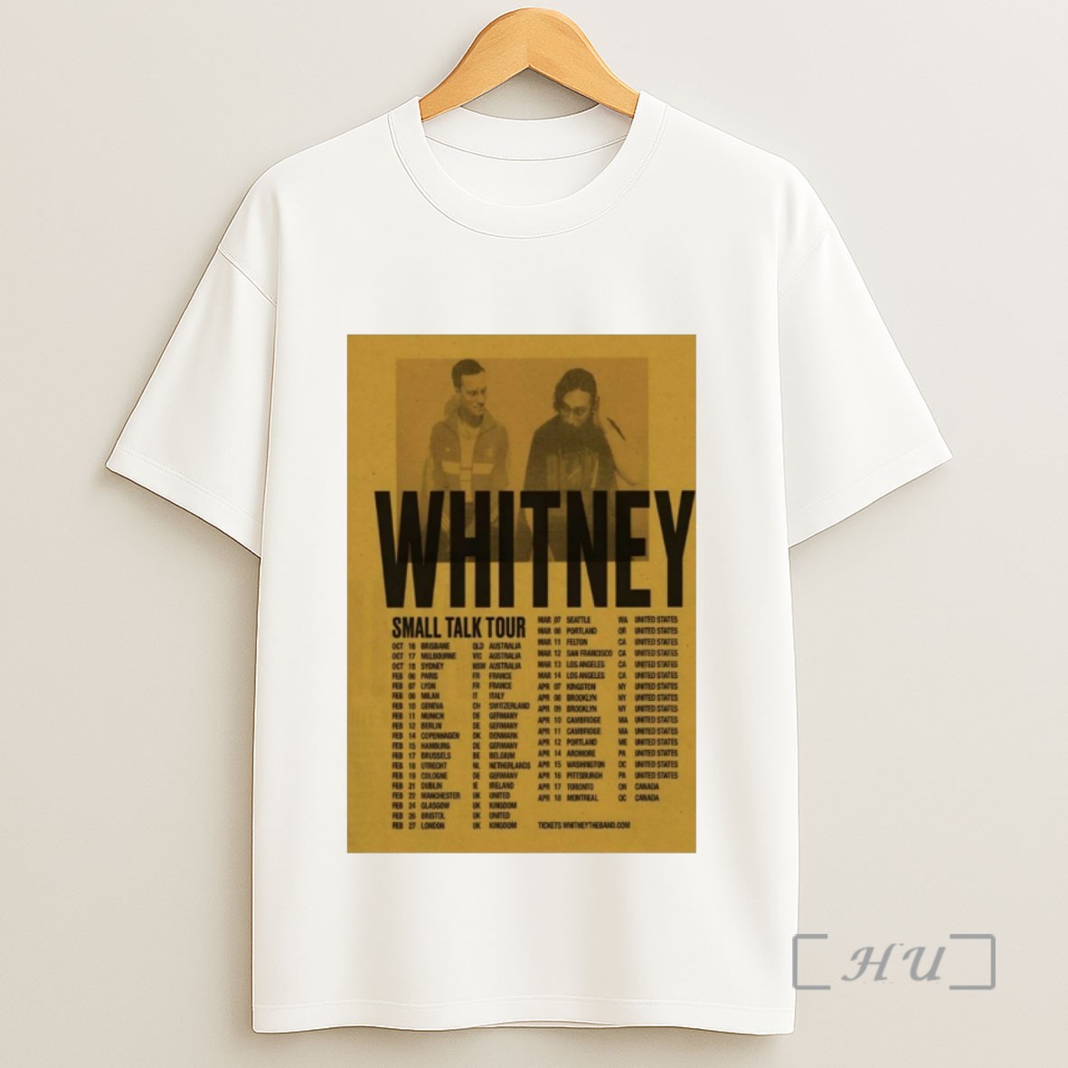 Officials Whitney Small Talk Tour 25 Sweatshirt Tee Shirt