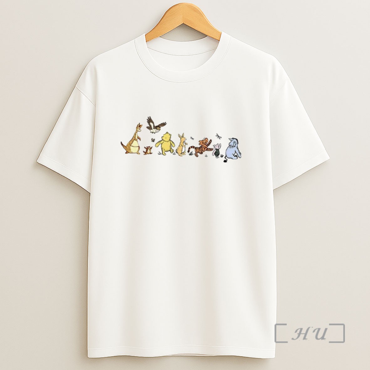 Officials Winnie The Pooh And Friends Disneyland Cartoon Sweatshirt Tee Shirt