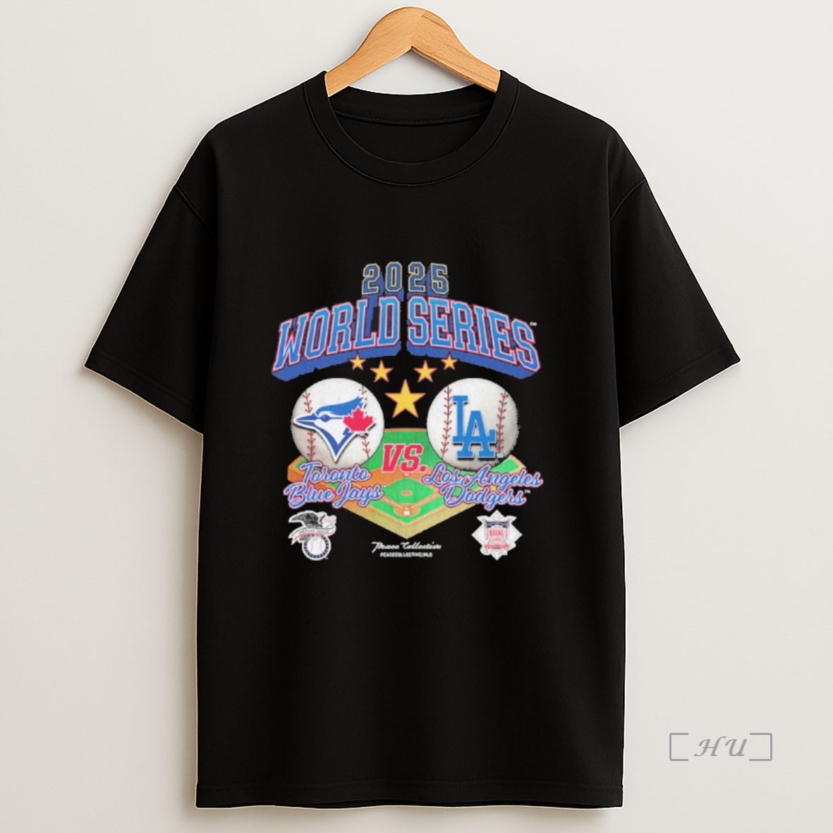 Officials World Series 2025 Toronto Blue Jays Vs La Dodgers Field Sweatshirt Tee Shirt