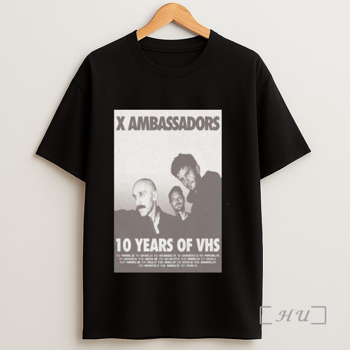 Officials X Ambassadors 10 Years Of Vhs Tour 2025 Sweatshirt Tee Shirt