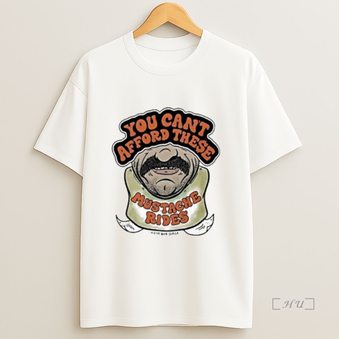 Officials You Cant Afford These Ducca Mustache Rides Ringer Sweatshirt Tee Shirt