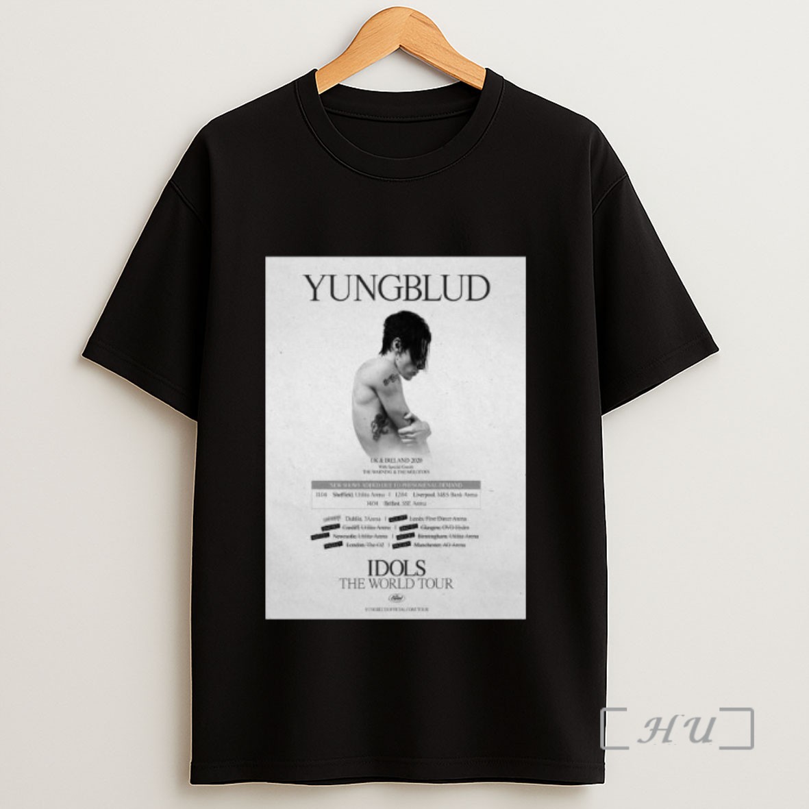 Officials Yungblud And Ireland Tour 2026 Long Sleve Sweatshirt Tee Shirt