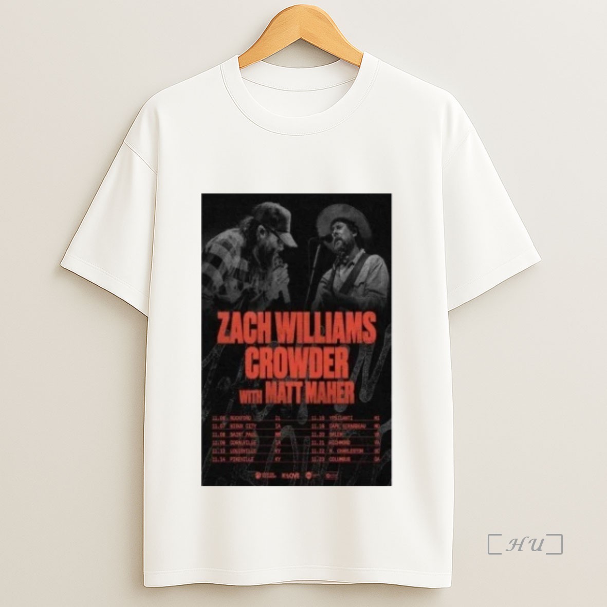 Officials Zach Williams And Matt Maher Live November 2025 Sweatshirt Tee Shirt