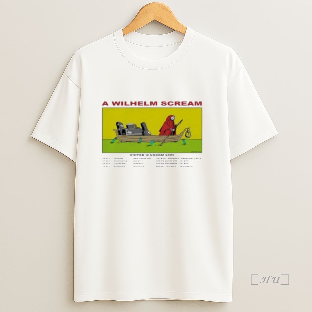 Officials A Wilhelm Scream United Kingdom Tour 2025 Sweatshirt Tee Shirt