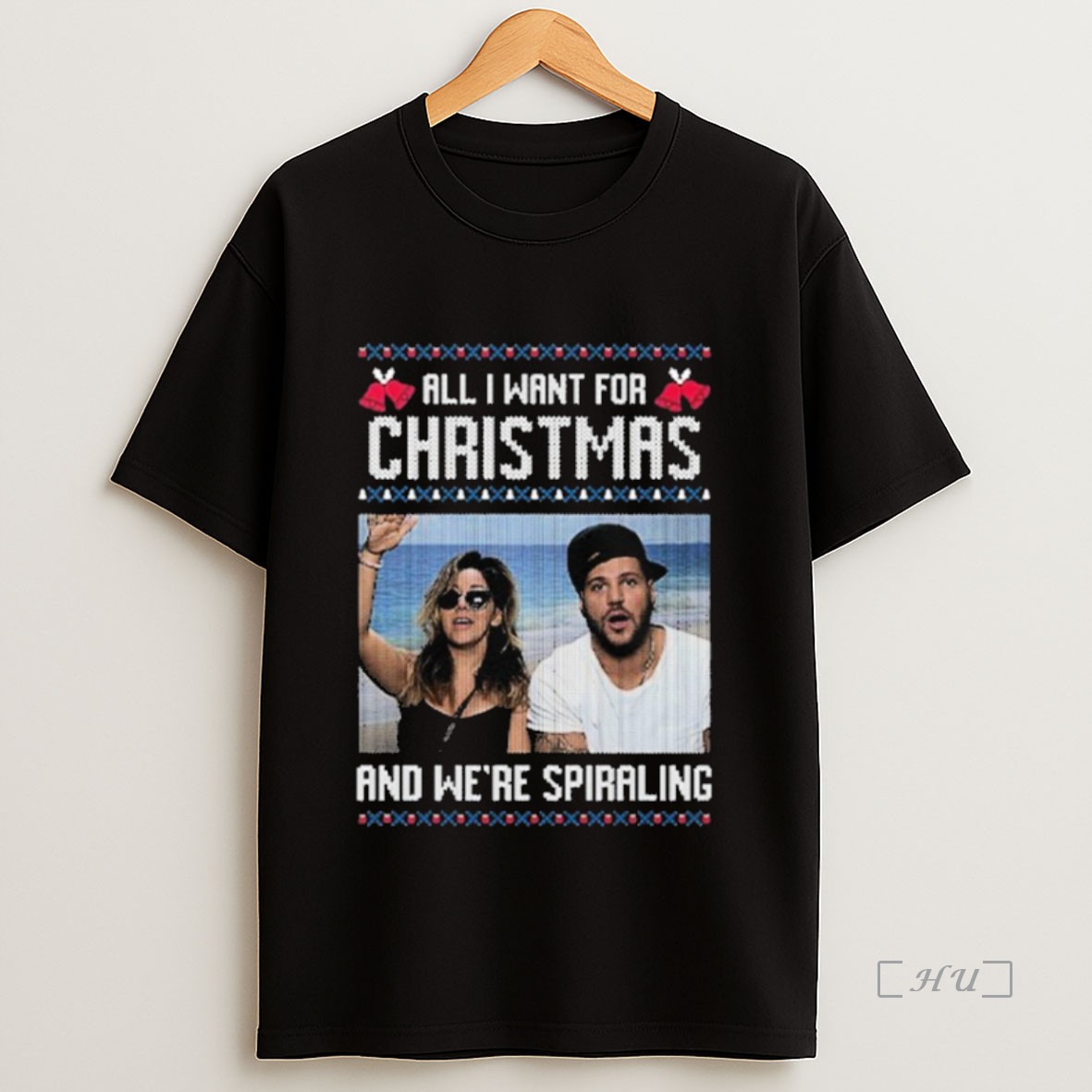 Officials All I Want For Christmas And Were Spiraling Jersey Shore Sweatshirt Tee Shirt