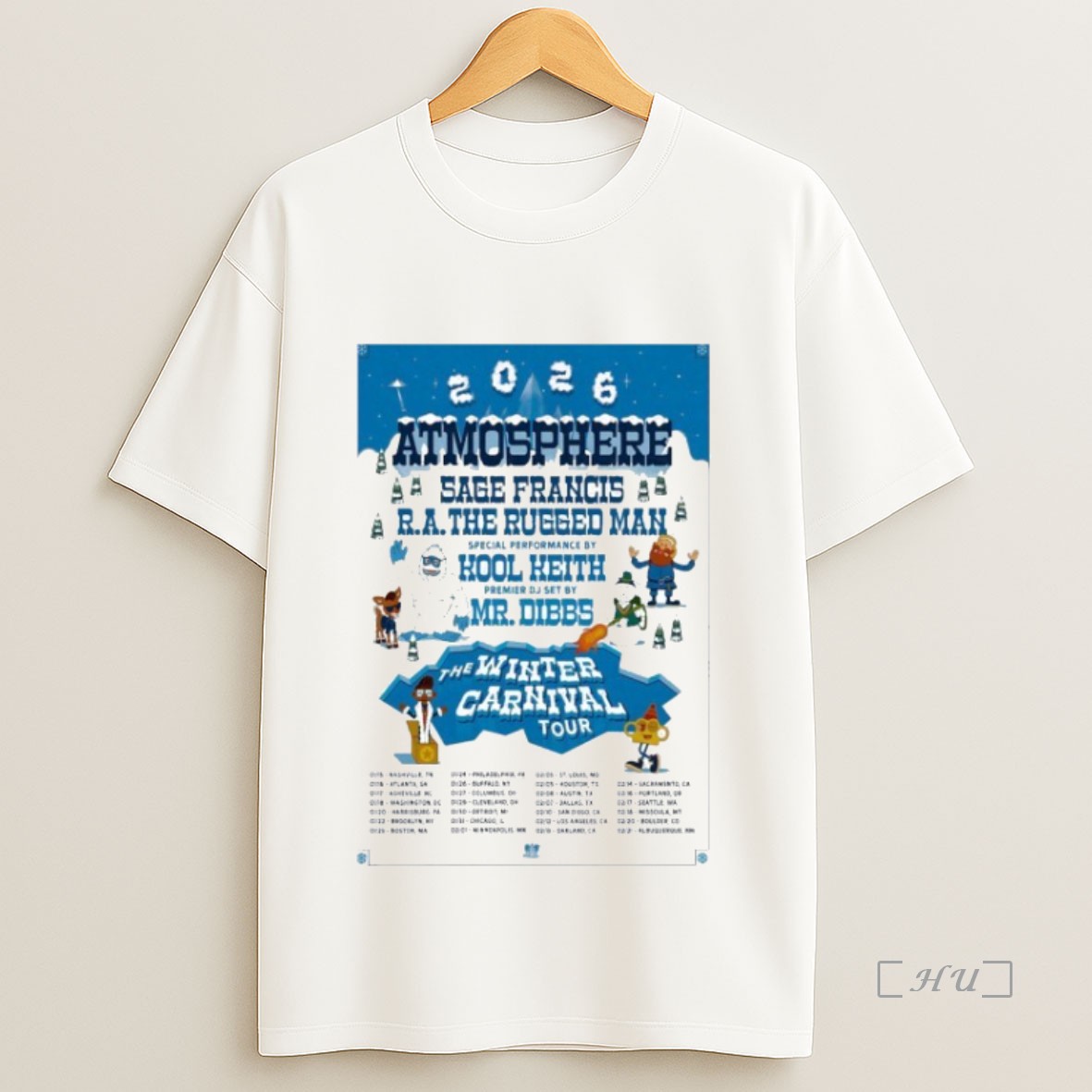 Officials Atmosphere And Friends The Winter Carnival 2025 Shows Sweatshirt Tee Shirt