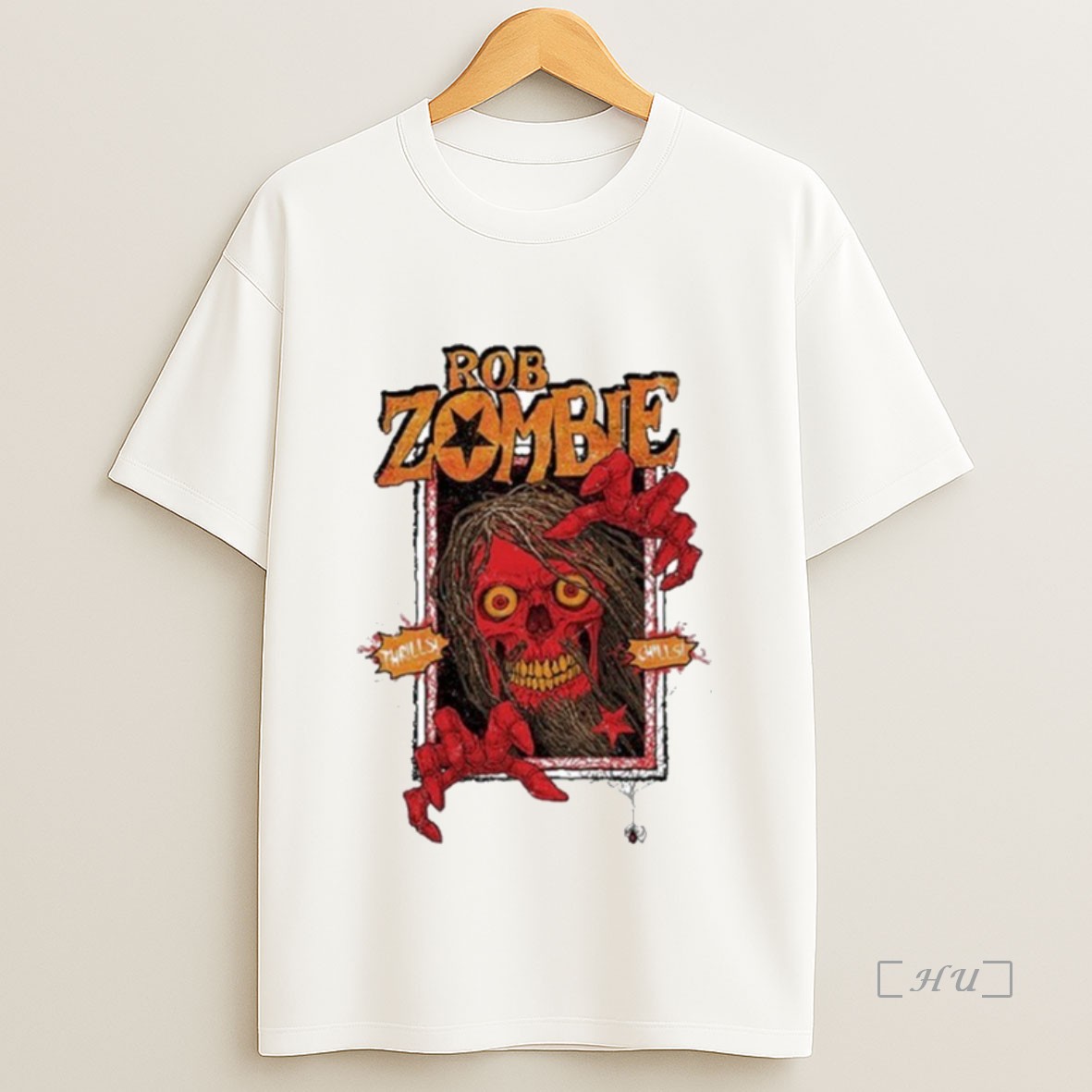 Officials Big Rob Zombie Thrills N Chills Sweatshirt Tee Shirt