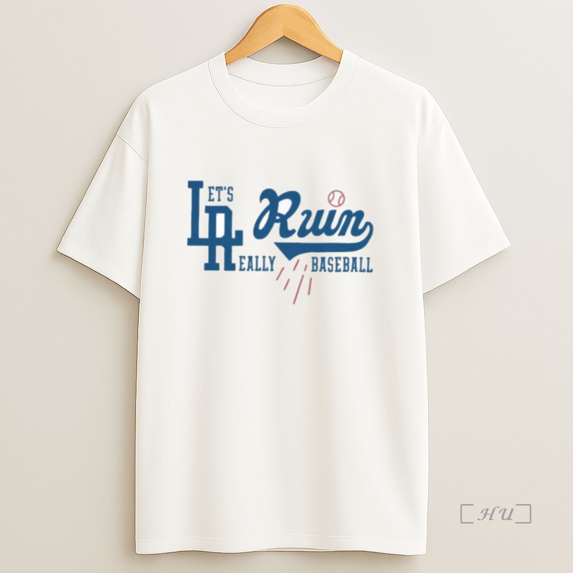 Officials La Run Lets Run Really Baseball Dodgers Sweatshirt Tee Shirt