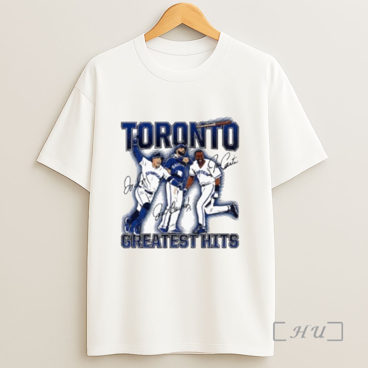 Officials Oe Carter Jose Bautista And George Springer Toronto Blue Jays Toronto Greatest Hits Mlb Signature Sweatshirt Tee Shirt