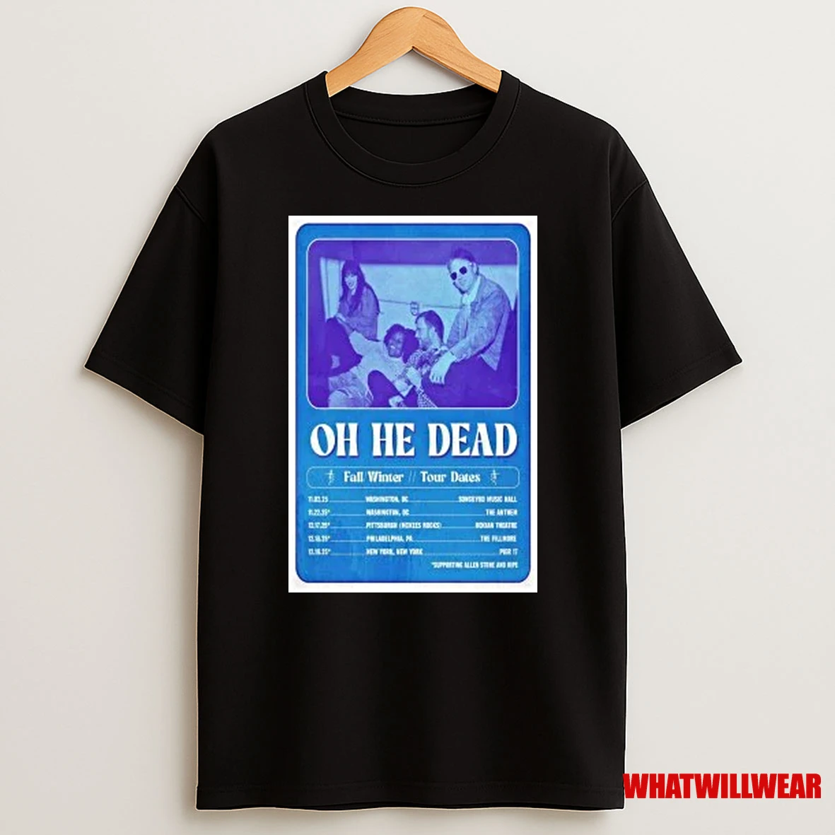 Oh He Dead Fall Winter Tour 2025 Shirts