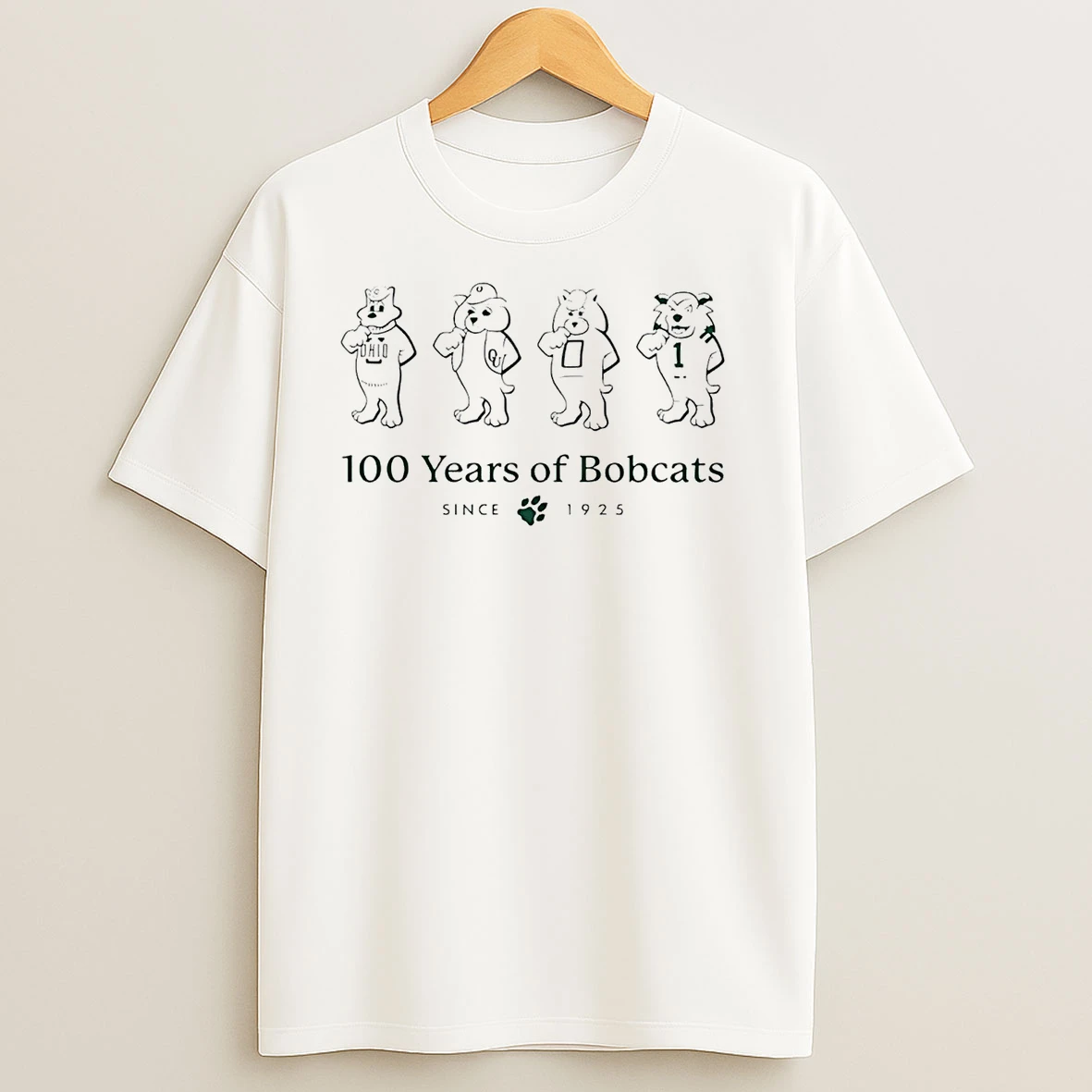 Ohio Bobcats Since 1925 100 Years Of Bobcats T Shirts