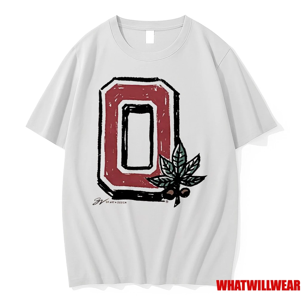 Ohio State Buckeyes Sports Logo Buckeye Leaf Shirts