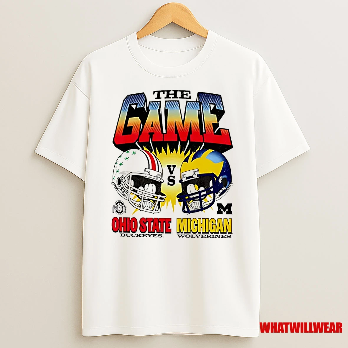 Ohio State Buckeyes Vs Michigan Wolverines The Game Helmets Shirts