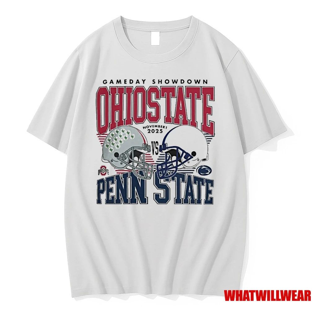 Ohio State Buckeyes Vs Penn State Nittany Lions 2025 College Football Game Showdown Shirts