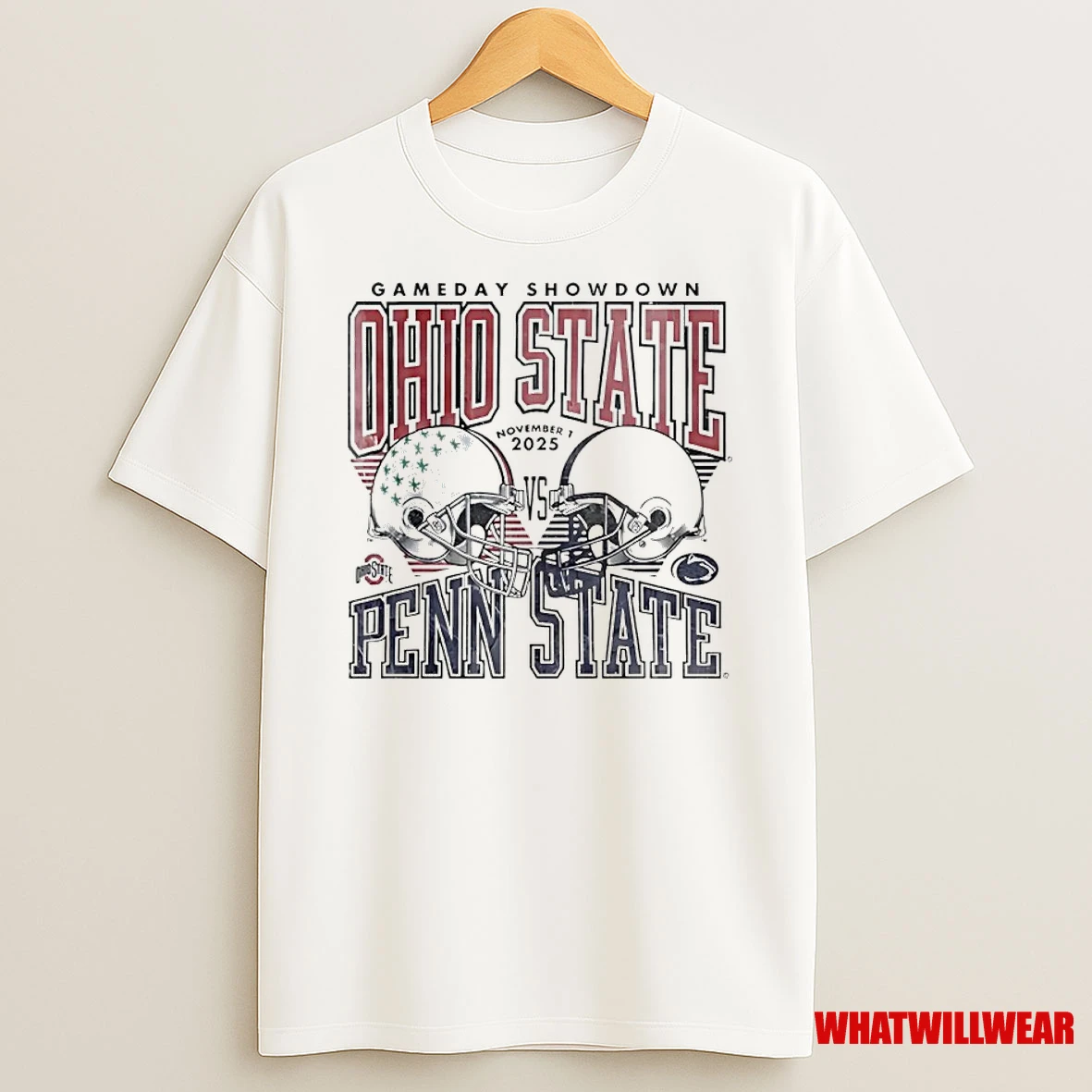 Ohio State Buckeyes Vs Penn State Nittany Lions 2025 Gameday Showdow Shirts